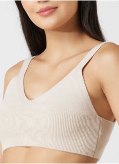 CALVIN KLEIN Strappy Ribbed Bra  - Image 2