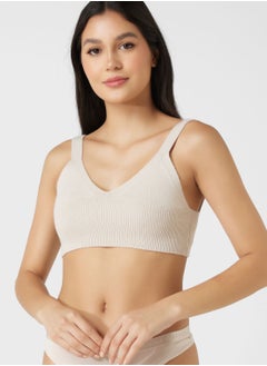 CALVIN KLEIN Strappy Ribbed Bra  - Image 4