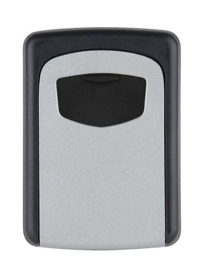 Wall Mounted Electronic Key Hiding Storage Box Grey/Black 82x117x37mm - Image 1