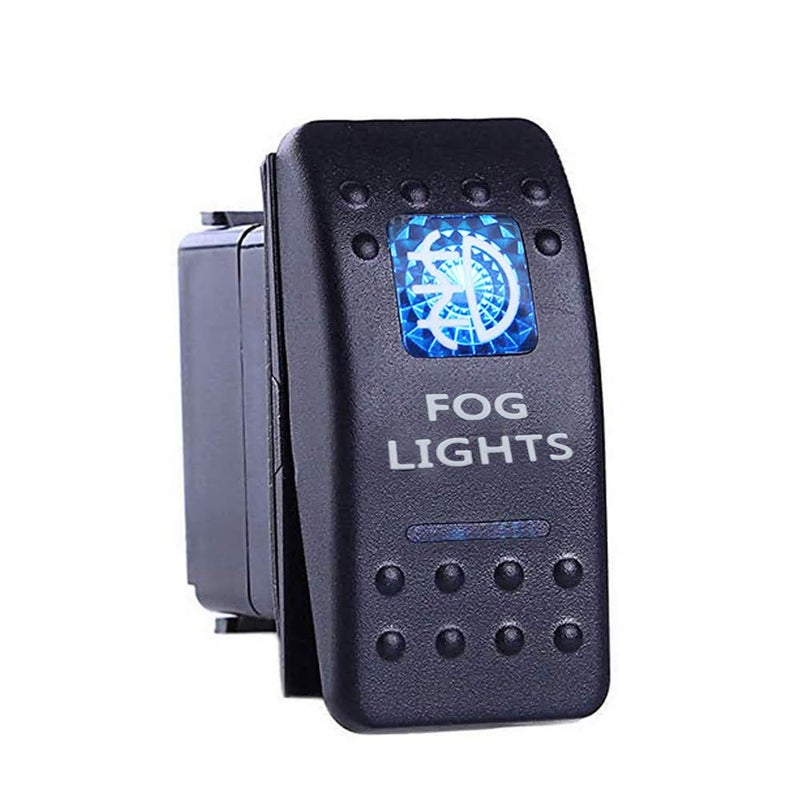 ESUPPORT E Car Blue LED Fog Light Toggle Switch - Image 3