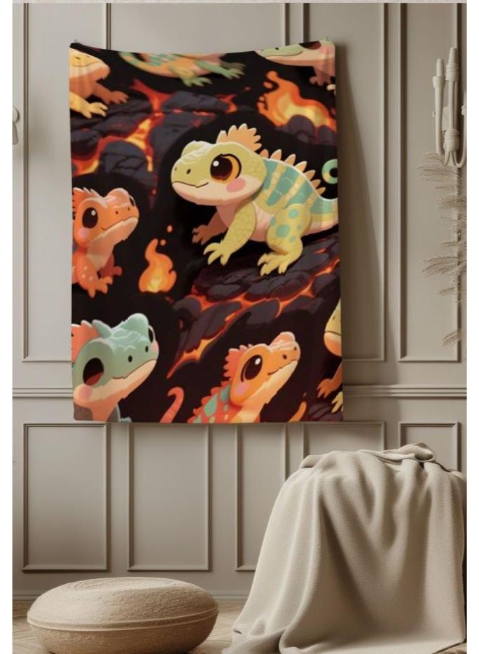 عام بطانية رقيقة من الفانيلا الكرتونية للأطفال والرضع (دافئة ومريحة، ومناسبة للنوم والألعاب) 70 سم * 100 سم - Image 3