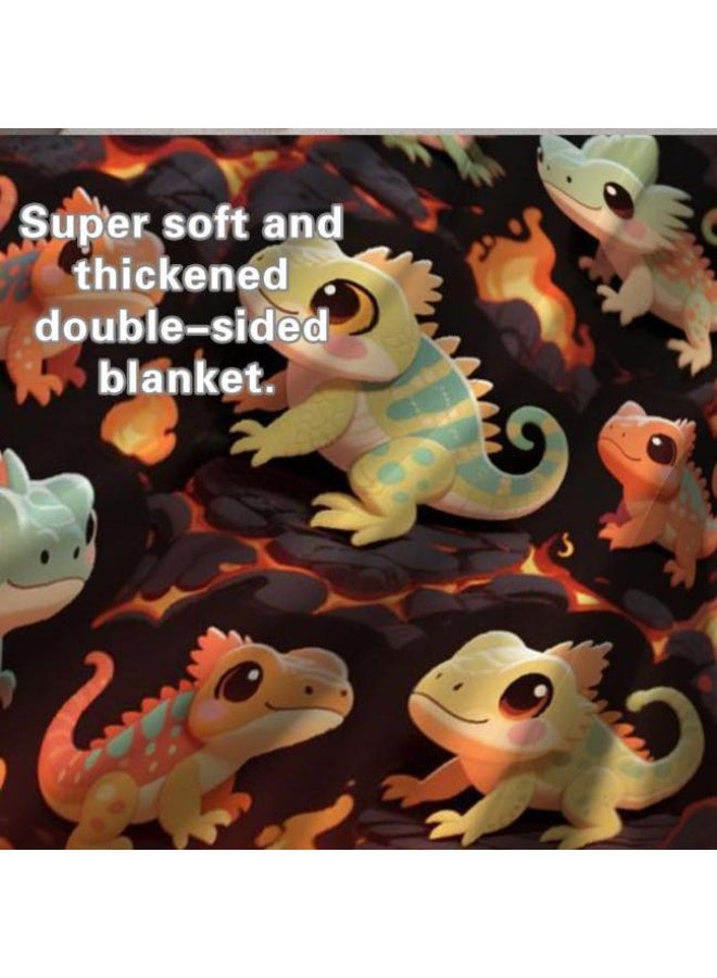 عام بطانية رقيقة من الفانيلا الكرتونية للأطفال والرضع (دافئة ومريحة، ومناسبة للنوم والألعاب) 70 سم * 100 سم - Image 5