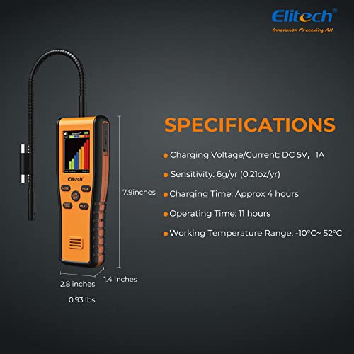 Elitech Inframate C Infrared R-744 Refrigerant Leak Detector Carbon Dioxide CO2 Leakage Tester - Image 5