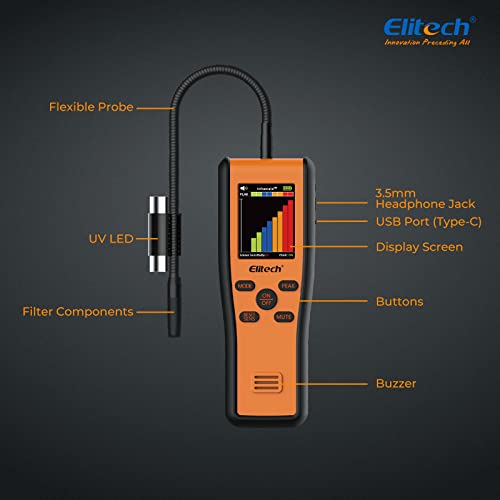 Elitech Inframate C Infrared R-744 Refrigerant Leak Detector Carbon Dioxide CO2 Leakage Tester - Image 2