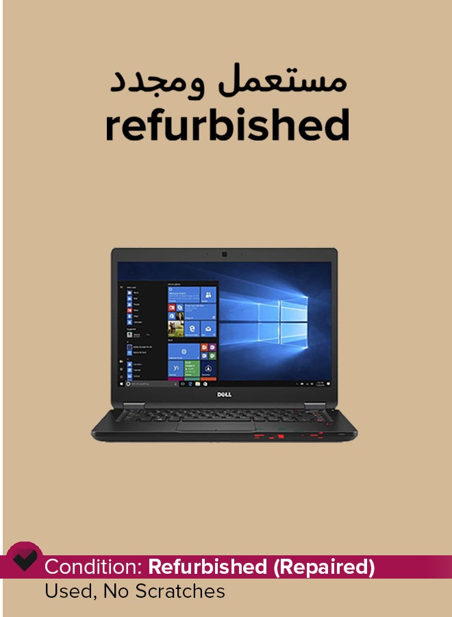 DELL Refurbished- Latitude 5480 Laptop With 14-Inch Display,Intel Core i5 cessor/7th Gen/8GB RAM/256GB SSD/Intel HD Graphics 620 Windows 11 Pro Black black - Image 1