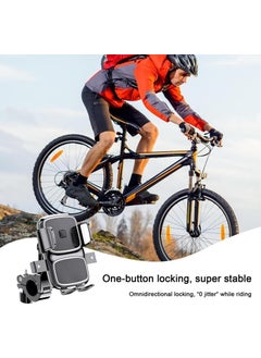 Apera MT63 Motorcycle Bike Phone Holder Handlebar Compatible Automatic Locking  - Image 4