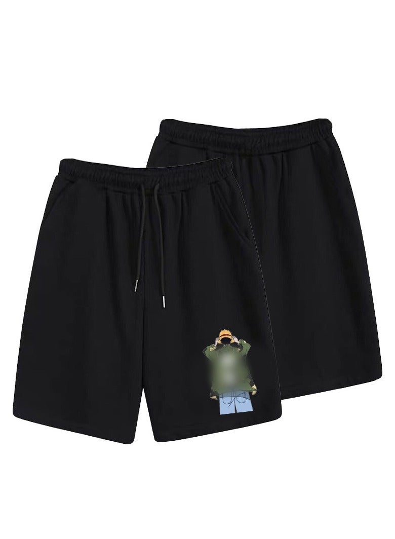 KUYING Summer One Piece Micro Elastic Loose Sports Shorts  - Image 1