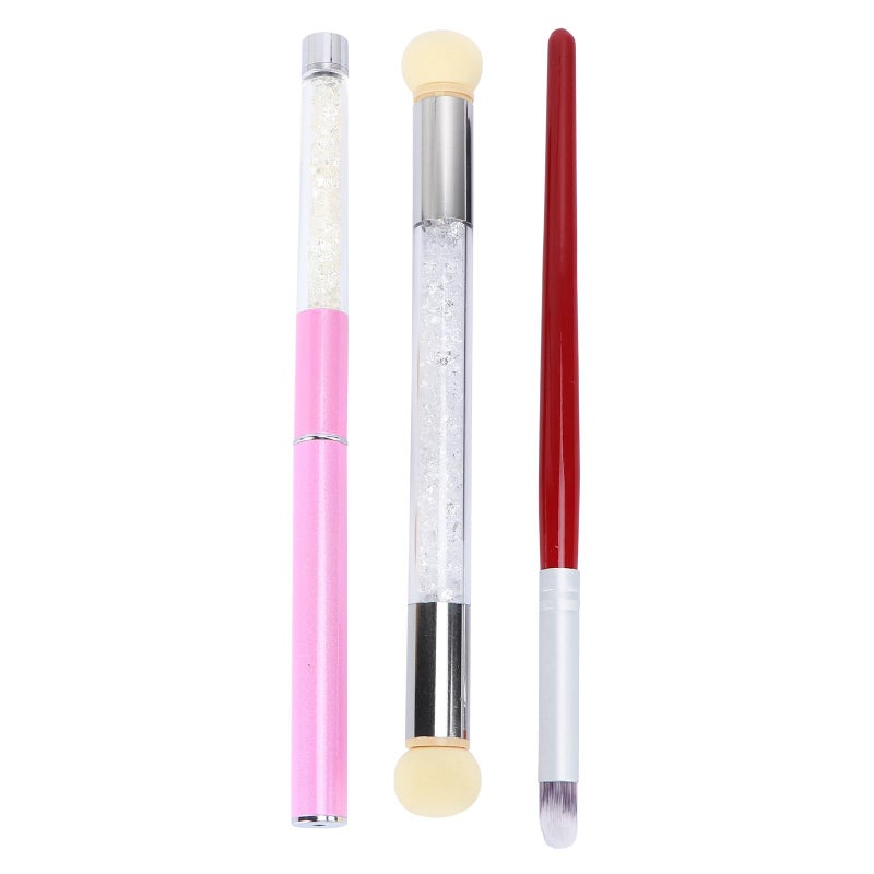 Professional Nail Art Brush Set With Sponge Pen And Double Ended Gradient Dyeing Pen - Image 2