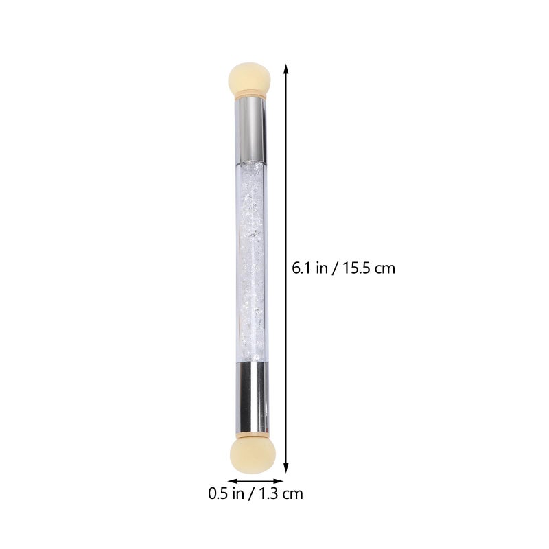 Professional Nail Art Brush Set With Sponge Pen And Double Ended Gradient Dyeing Pen - Image 3