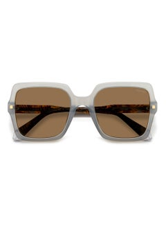 Polaroid Women's Polarized Square Shape Acetate Sunglasses PLD 4165/S/X GOLD 50 - Lens Size: 49.7 Mm - Green  - Image 4