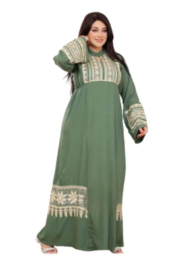 Jalabiya with a wonderful and distinctive design/cotton, worn from 60 kg to 85 kg  - Image 1