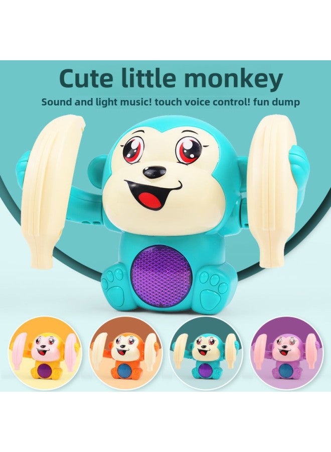 Baby Toys Baby Children Educational Early Education 0-1 Year Old Little Boy Little Girl Coax Baby Artifact Maternal And Infant Supplies-Color:Charging Version (Charger + Rechargeable Battery)-Specifications:Voice-activated Tumbling Monkey ]  - Image 5