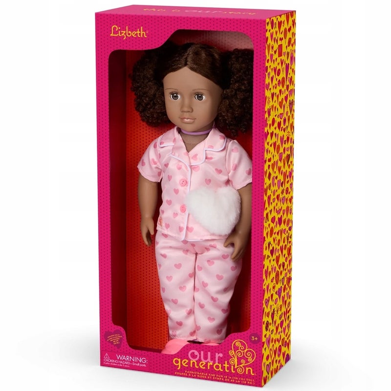 Our Generation - Sleepover Lizbeth Doll with Pajamas and Accessories 46 cm - BD31591Z - Image 5