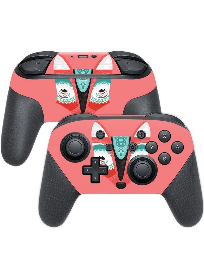 MIGHTY SKINS Mightyskins Skin Compatible With Nintendo Switch Pro Controller Aztec Fox | Protective, Durable, And Unique Vinyl Decal Wrap Cover | Easy To Apply, Remove, And Change Styles | Made In The Usa - Image 1