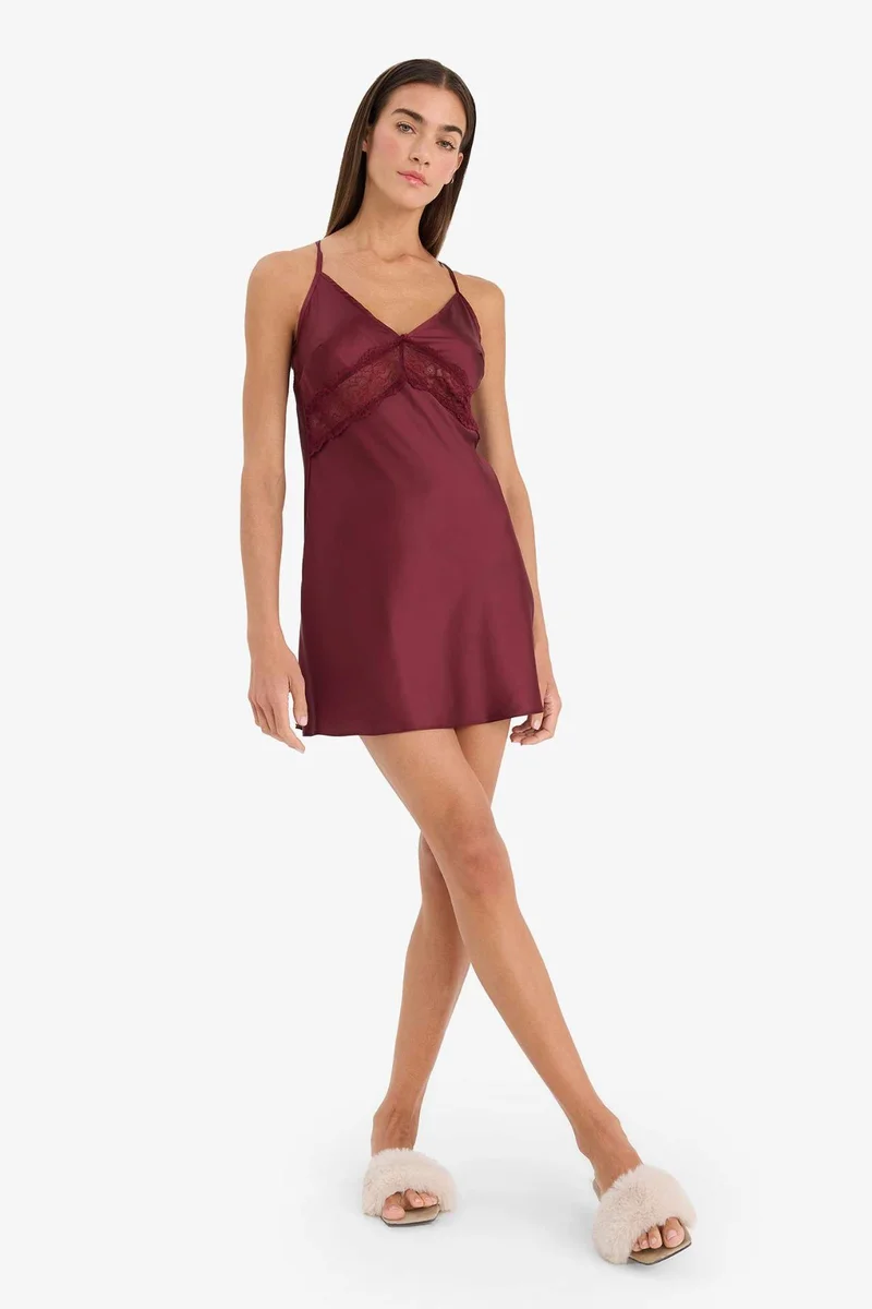 DeFacto Satin Strappy Nightgown