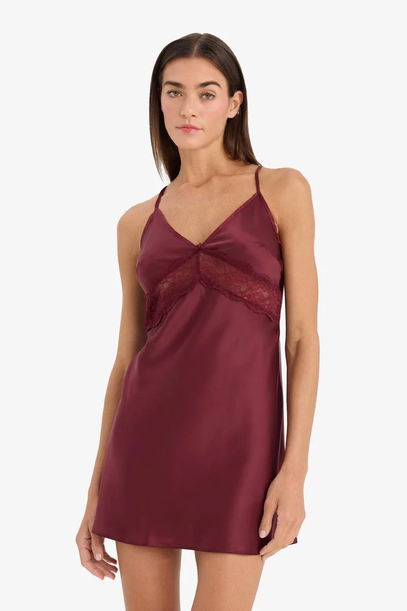 DeFacto Satin Strappy Nightgown