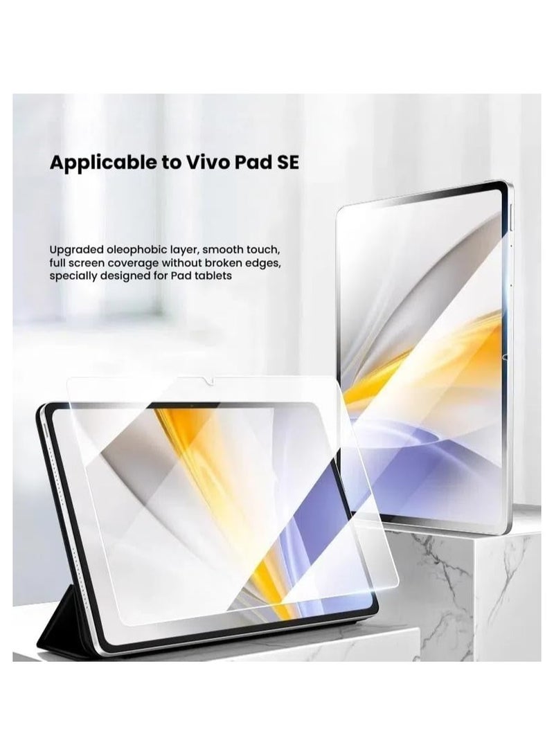 2-Pack Screen Protector Compatible with VIVO Pad SE 2025 (12.3-inch) Tablet, HD Scratch Resistant Tempered Glass Hard Protective Film - Image 2