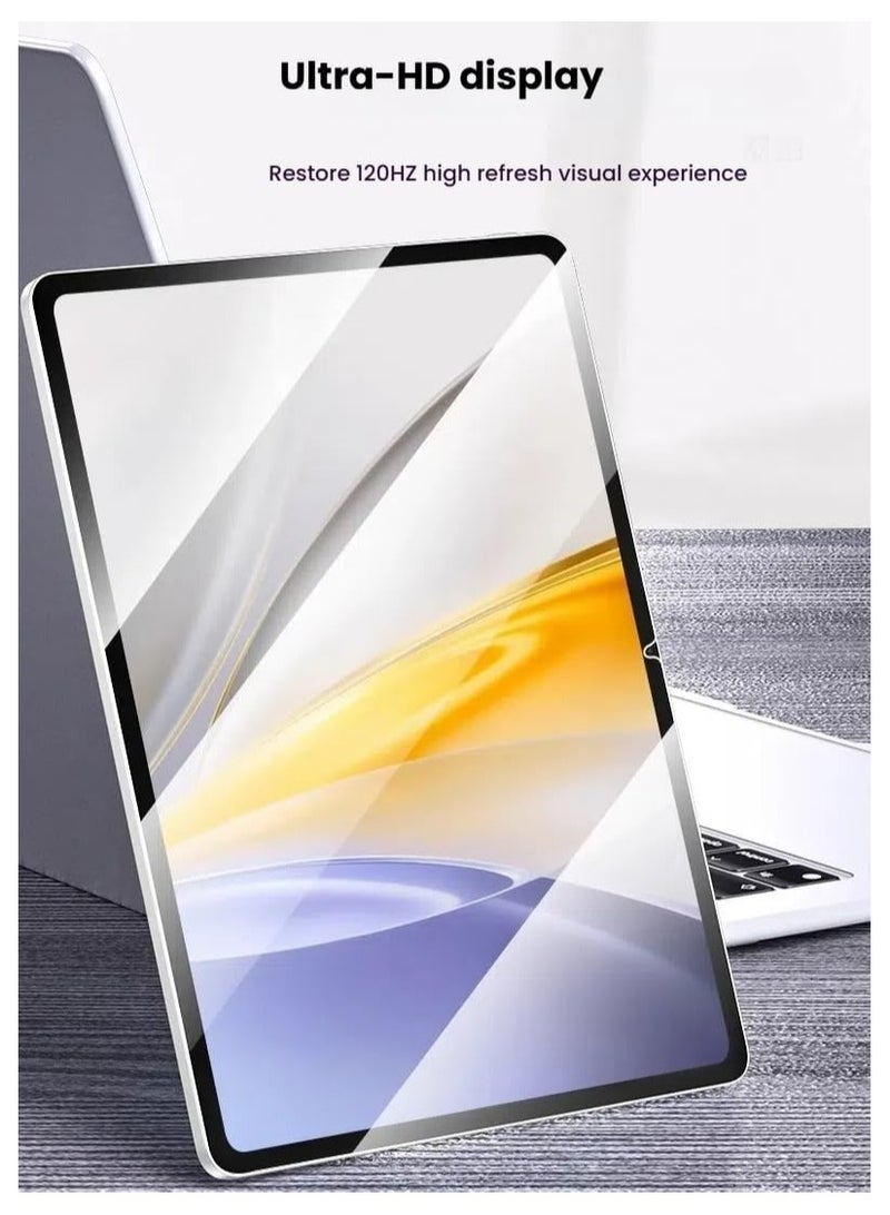 2-Pack Screen Protector Compatible with VIVO Pad SE 2025 (12.3-inch) Tablet, HD Scratch Resistant Tempered Glass Hard Protective Film - Image 3