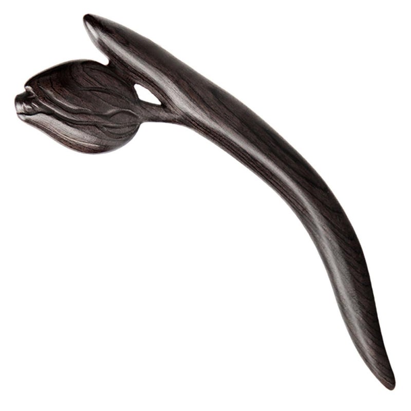 Ebony Wooden Hair Chopsticks Vintage Hair Styling Tools for Women for Updos - Image 1