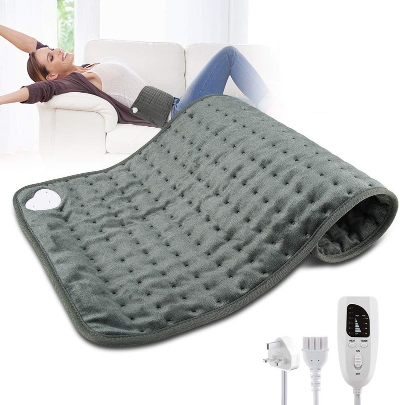 Womdee Heating Pad,Electric Heating Pad 12"x24" Large Heating Pads for Back Pain Auto Shut Off Heat Pad Moist Heating Pad with Timer,6 Temperature Settings Heated Pad for Neck,Shoulder,Elbow,Machine Washable - Image 1