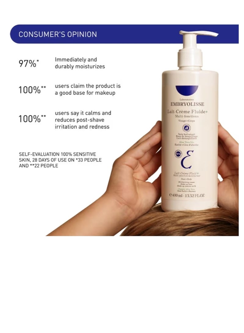 Embryolisse Light Fluid Cream-Milk 400ml - Image 2