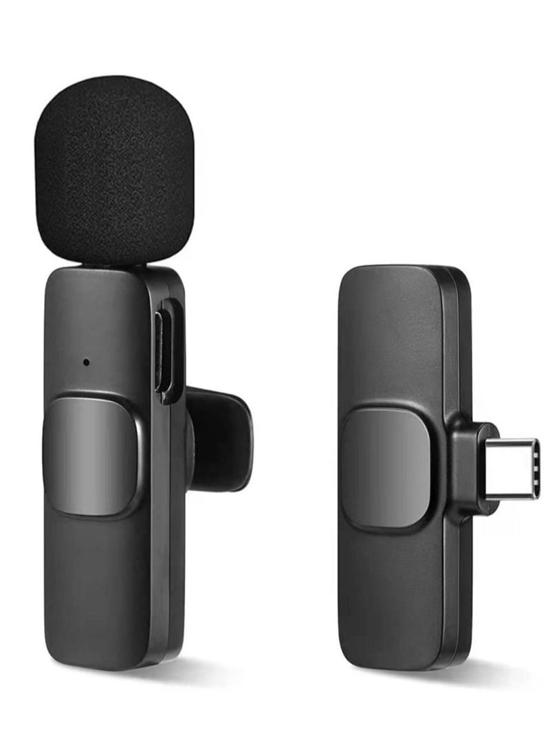 Wirelessly Microphone USB-C Plug And Play Clip-on Lapel Mic - Image 3