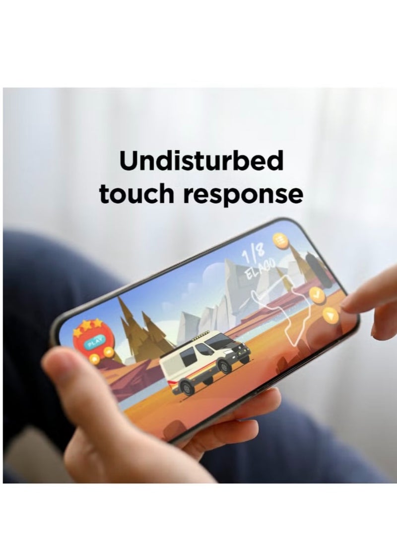 أوريجنال (عبوتان) واقي شاشة زجاجي مقوى مقاوم للغبار والخصوصية، متوافق مع آيفون 16 - Image 4