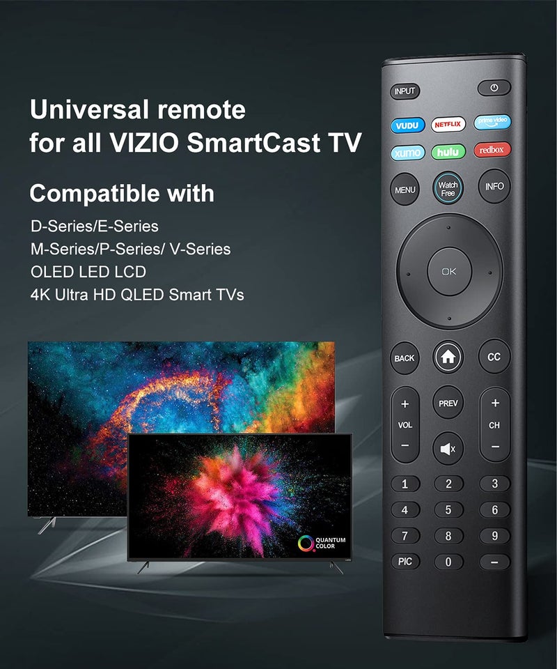 VTINVAN for Vizio Smart tv Remote Replacement,Compatible with vizio TV D-Series,M-Series,V-Series,UHD LED LCD Smart TV - Image 3