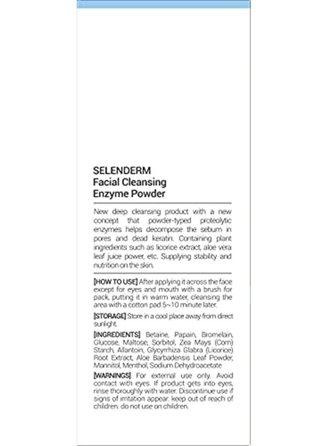 Selenderm Facial Cleansing Enzyme Powder Exfoliating Renew Scrubs Peeling 2.1 Fl Oz - Image 3