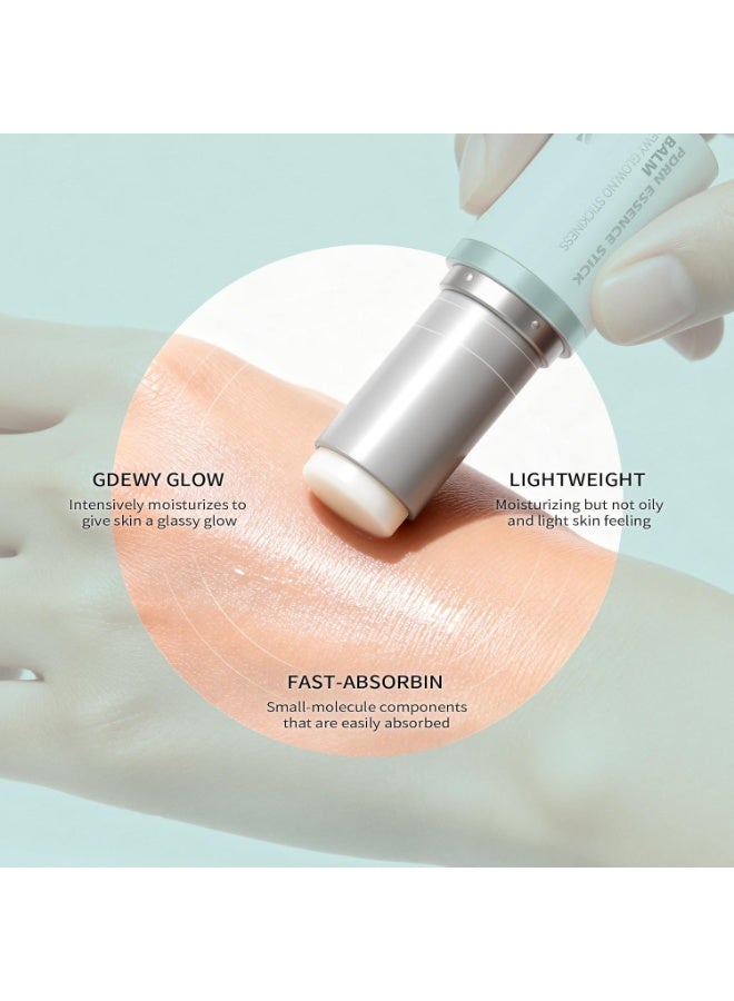 Sheloves PDRN Stick Balm, Salmon DNA, Ceramide NP & Collagen, Multi Balm for Face, Neck & Eyes, Glass Skin Glow & Wrinkle Care, Non-Sticky K-Beauty Moisturizer & Makeup Base - Image 2