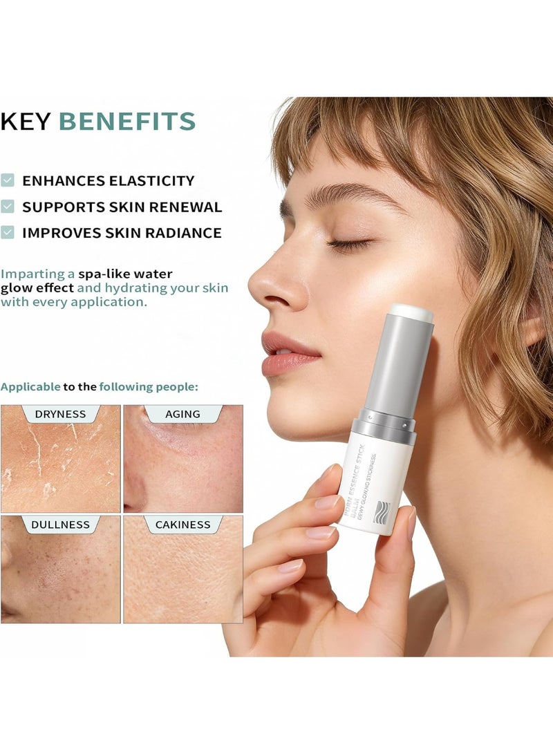 Sheloves PDRN Stick Balm, Salmon DNA, Ceramide NP & Collagen, Multi Balm for Face, Neck & Eyes, Glass Skin Glow & Wrinkle Care, Non-Sticky K-Beauty Moisturizer & Makeup Base - Image 5