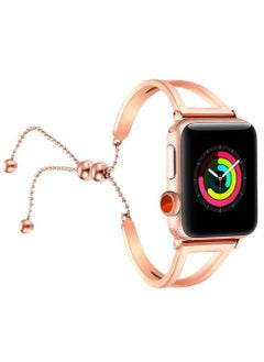 Y&D Steel Bands Compatible for Apple Watch 38mm 40mm 41mm 42mm 44mm 45mm iWatch Series 7/6/5/4/3/2/1/SE, Dressy Bangle Bracelet Women  - Image 1
