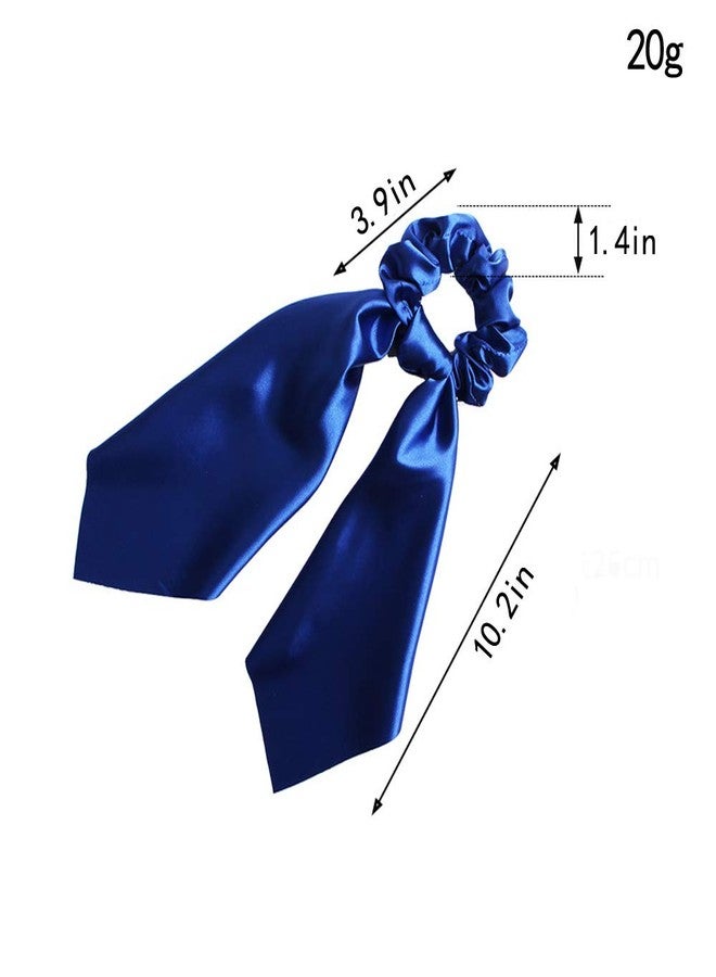 دينبري 6 قطع من ربطات الشعر المطاطية للنساء، ألوان سادة، ربطات شعر مرنة، ربطات شعر على شكل فيونكة، إكسسوارات شعر عتيقة، ربطات شعر على شكل حبل، ربطات شعر مطاطية للنساء والفتيات (عبوة من 4 ألوان C) - Image 2