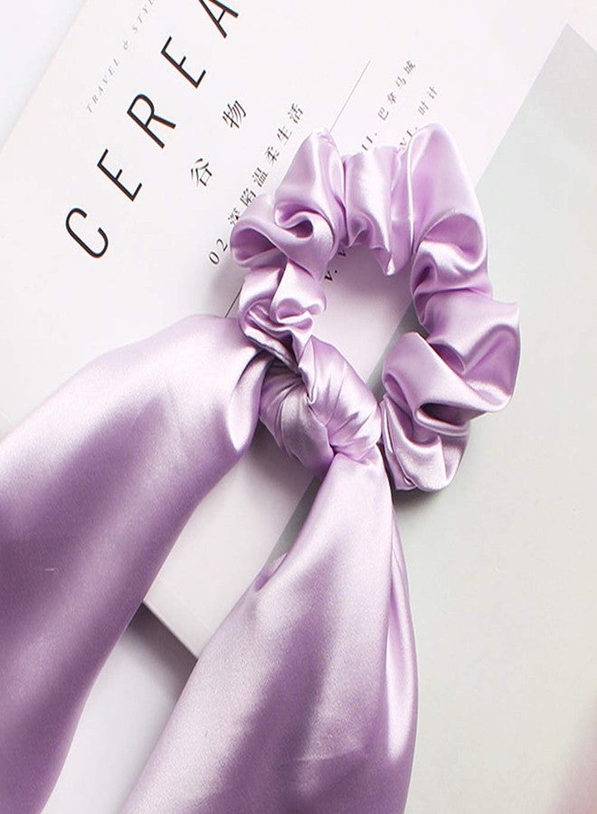 دينبري 6 قطع من ربطات الشعر المطاطية للنساء، ألوان سادة، ربطات شعر مرنة، ربطات شعر على شكل فيونكة، إكسسوارات شعر عتيقة، ربطات شعر على شكل حبل، ربطات شعر مطاطية للنساء والفتيات (عبوة من 4 ألوان C) - Image 4