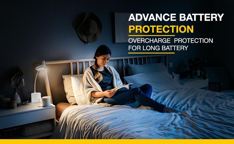 Havells Moderna 5w LED Table Lamp Rechargeable Desklight 3 Dimming Modes with Brightness Control - Image 3