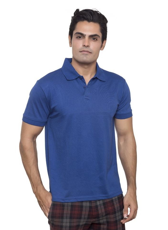 SANTHOME Men's Half Sleeve Polo T-Shirt with UV Protection  - Image 1