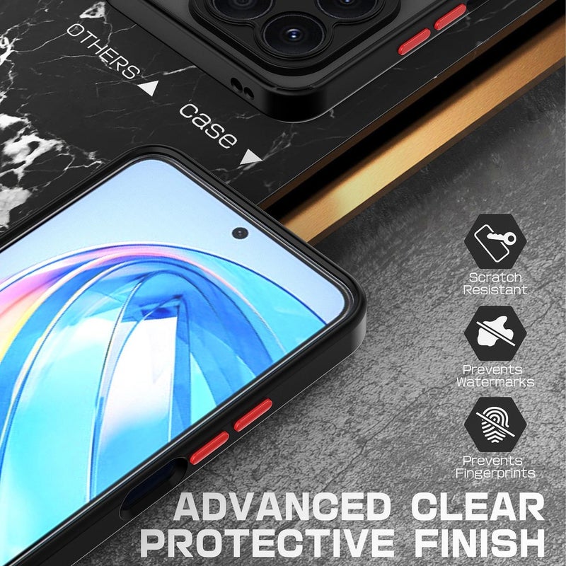 erorex For Honor X8a Q Shadow 1 Series TPU + PC Phone Case with Ring(Red) - Image 5