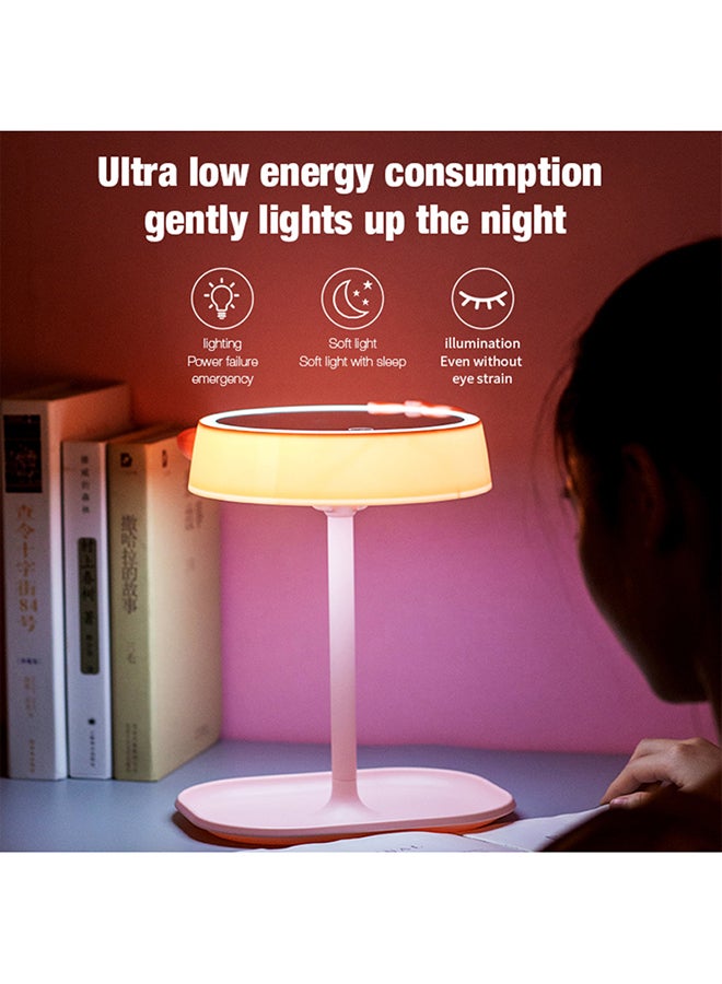 Sunhome Rechargeable LED Light Makeup Mirror Table Lamp Pink - Image 3