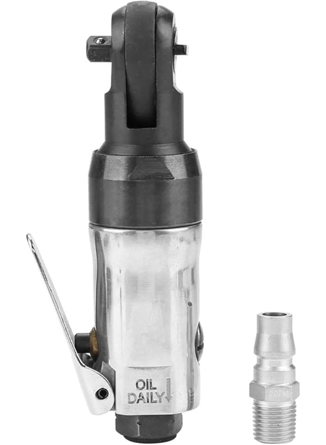 Professional Pneumatic Air Ratchet Wrench With Square Drive And Straight Shaft (3/8) - Image 4