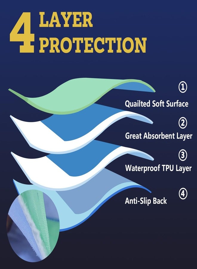 ETERNA Washable Positioning Bed Pad with 8 Reinforced Handles, 34" x 52" Waterproof Reusable Incontinence Underpads for Adults, Kids, Elderly and Pets (2 Pack) - Image 5