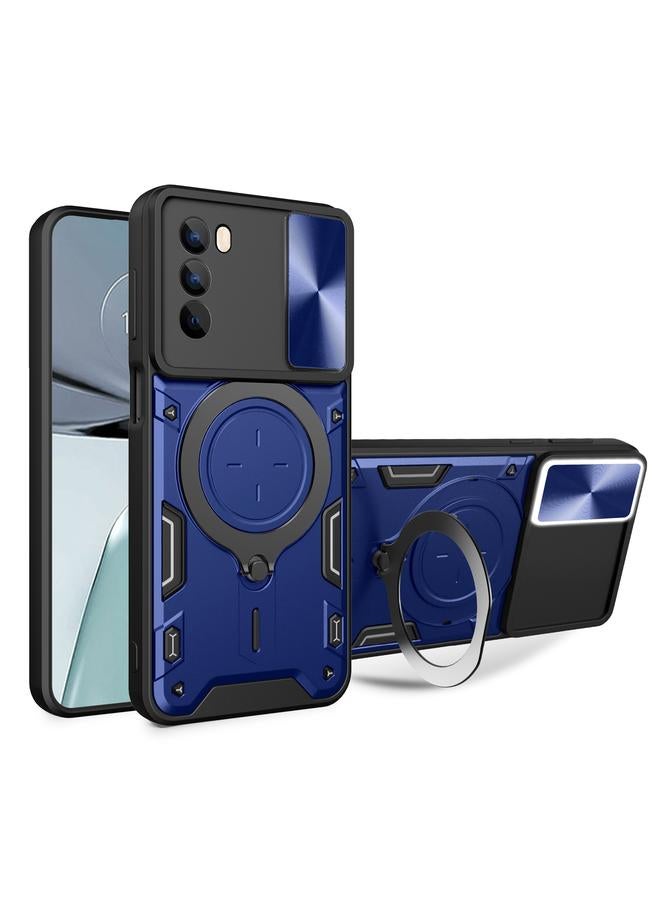 اس-توب جراب لهاتف Motorola Moto G62 CD Texture Camshield حامل مغناطيسي للهاتف - Image 1