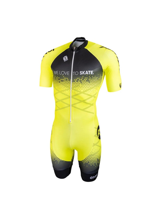 Children's Adult Roller Skating All-in-one Clothing Cycling Speed Skating Clothing Tight Jumpsuit Balance Bike Bicycle Clothing Racing Swimming