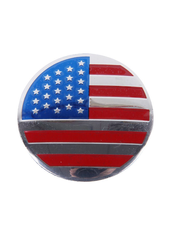 NIBEMINENT 4-Piece USA Flag Metal Car Sticker - Image 2