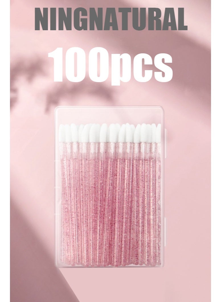 ningnatural Disposable Lip Gloss Wands Tool Kit 100pcs per pack - Image 1