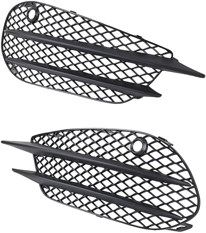 Astra Depot Front Lower Bumper Fog Light Mesh Grille for 2015-2018 Mercedes W205 C-Class - Image 5