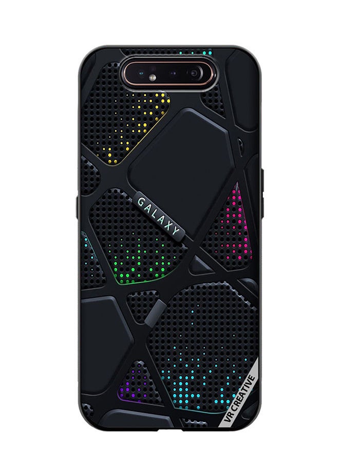 VR CREATIVE - Protective Case Cover For Samsung Galaxy A80 Galaxy Design Multicolour - Image 1