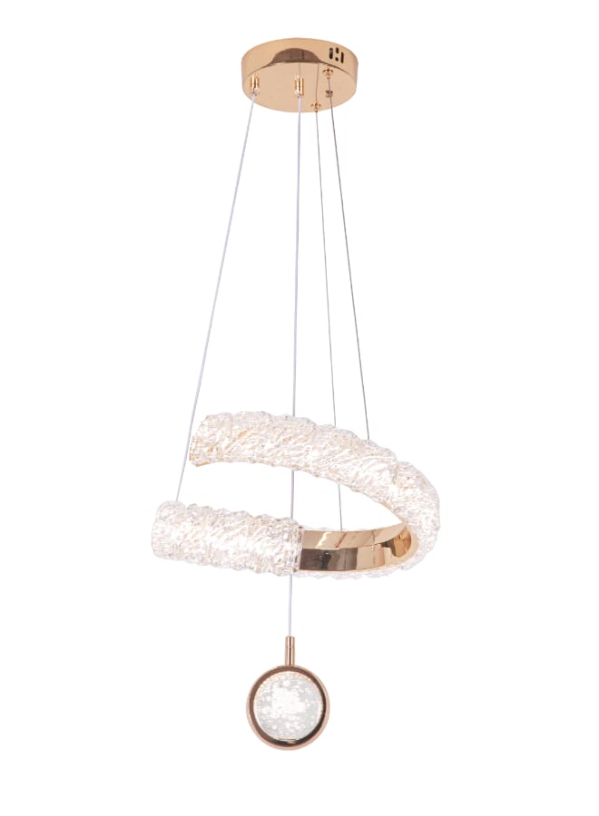 Best Power Modern LED Chandelier 6134 - 3 Lighting Levels, 40W Pendant Lamp with Adjustable Height up to 90cm - Contemporary Ceiling Light for Living Room, Dining Room, Bedroom, Office - Image 4