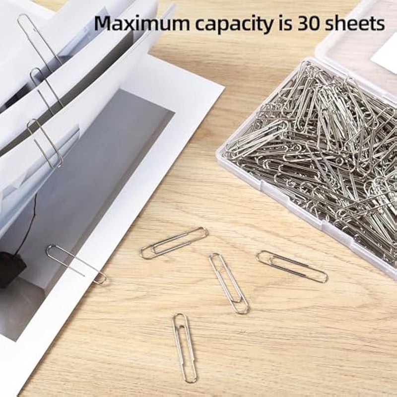 Large Paper Clips, Jumbo Paper Clips, 2 Paperclips Large, 180 pcs Paper Clips Office Supplies - Image 3
