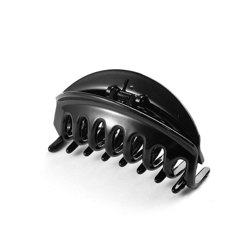 BIRDWARE big size hair clips clutcher for women claws for girls Imported Rubber Acrylic Material Stone Butterfly hair clips for women | hair clutchers | hair Claws (Pack of 1) (Black.) - Image 1