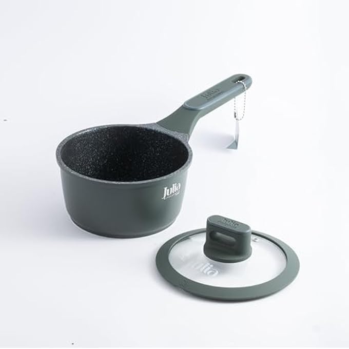 Julia ElitePro Saucepan With Lid 16 Cm Size Green - Image 5